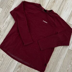 Men’s Patagonia Long Sleeve Shirt - Size XXL - Maroon